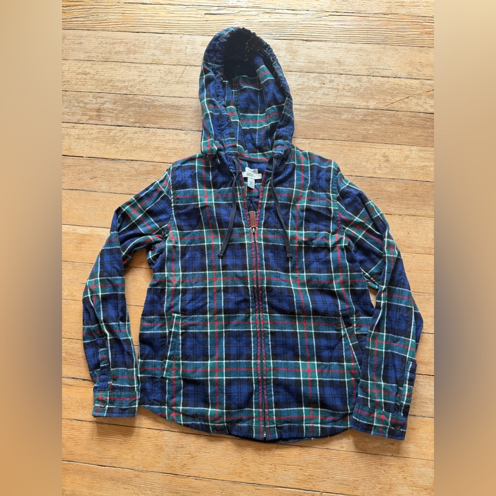 LL Bean Flannel Zip